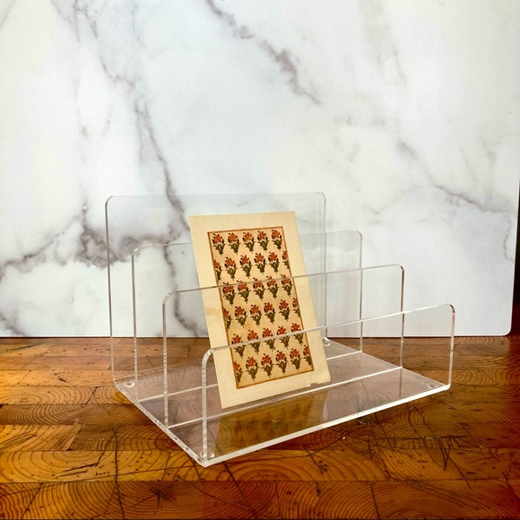 Clear Acrylic Letter Mail  File Office Sorter - Picture 1 of 6